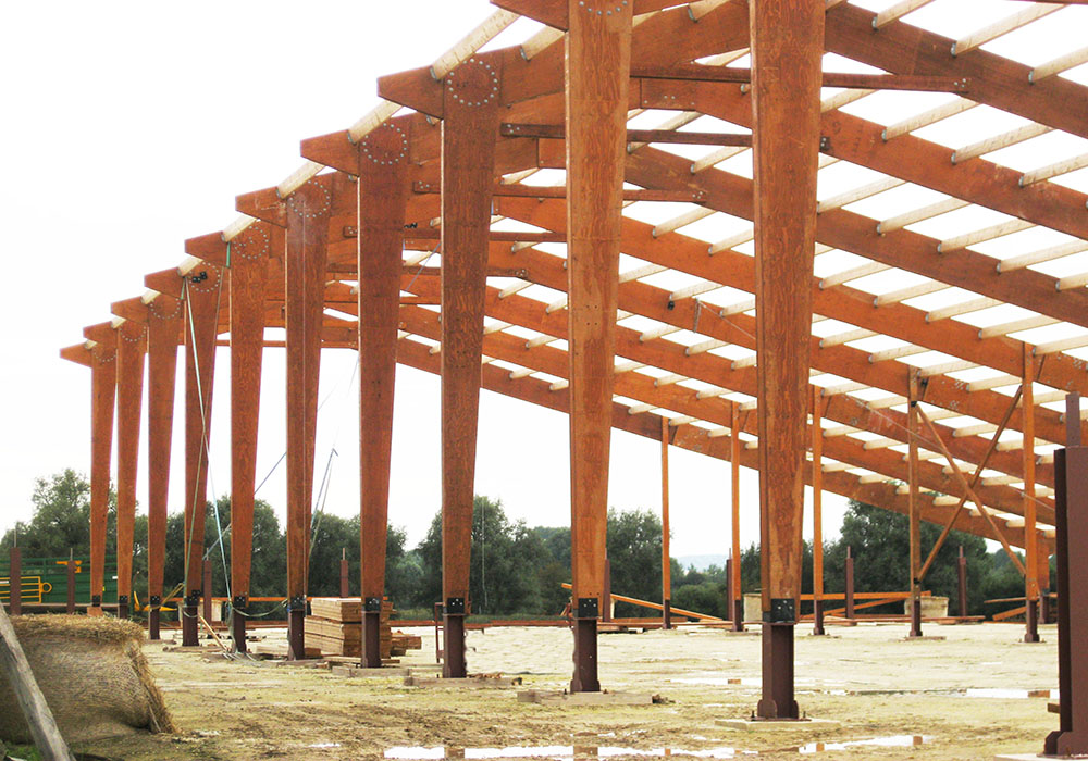 Bâtiment bois agricole